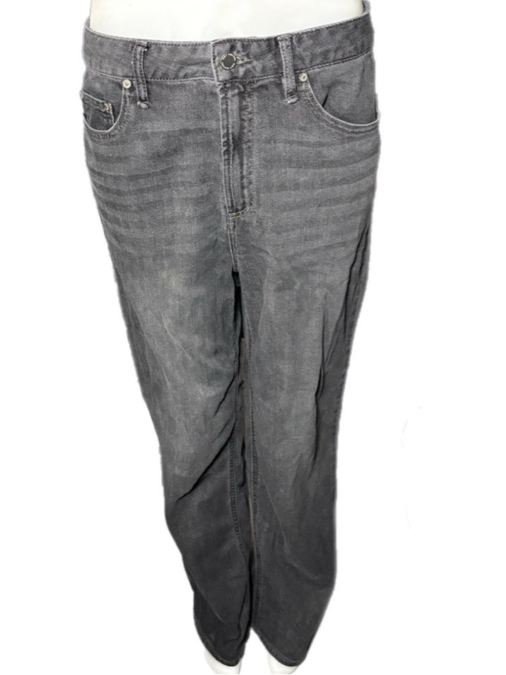 Oat New York Wide-Leg Jeans - Gray
